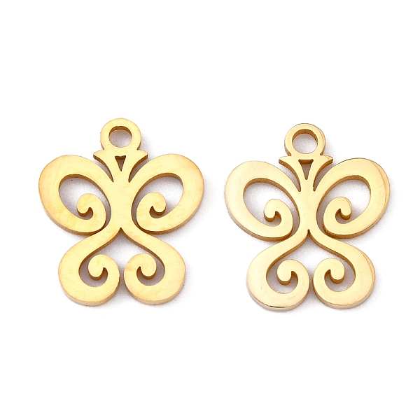 PandaHall 201 Stainless Steel Charms, Butterfly, Golden, 14x12x1mm, Hole: 1.5mm 201 Stainless Steel Butterfly
PandaHall 201 Stainless Steel Charms, Butterfly, Golden, 14x12x1mm, Hole: 1.5mm 201 Stainless Steel Butterfly
