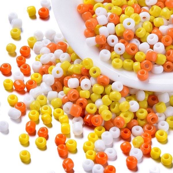 PandaHall 6500Pcs 300G 3 Colors Glass Seed Beads, Opaque Colours Seed, Small Craft Beads for DIY Jewelry Making, Round, Dark Orange, 8/0...
PandaHall 6500Pcs 300G 3 Colors Glass Seed Beads, Opaque Colours Seed, Small Craft Beads for DIY Jewelry Making, Round, Dark Orange, 8/0...