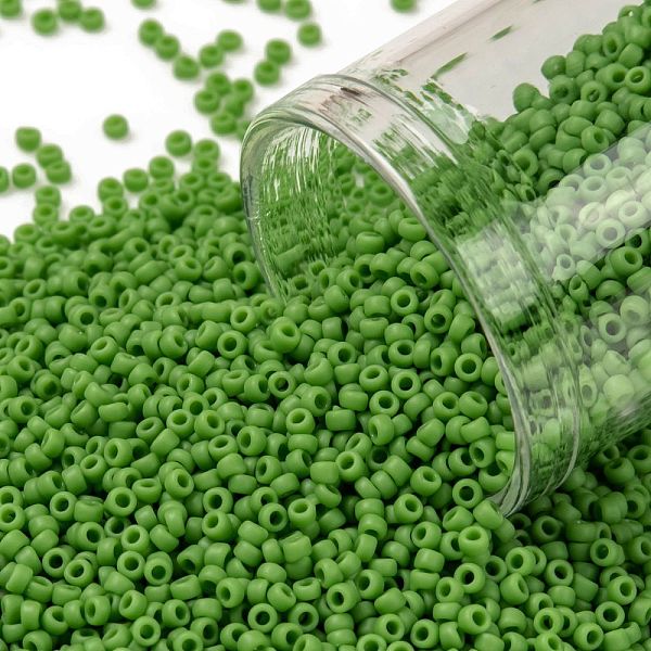 PandaHall TOHO Round Seed Beads, Japanese Seed Beads, (47F) Opaque Frost Mint Green, 15/0, 1.5mm, Hole: 0.7mm, about 15000pcs/50g Glass...
PandaHall TOHO Round Seed Beads, Japanese Seed Beads, (47F) Opaque Frost Mint Green, 15/0, 1.5mm, Hole: 0.7mm, about 15000pcs/50g Glass...