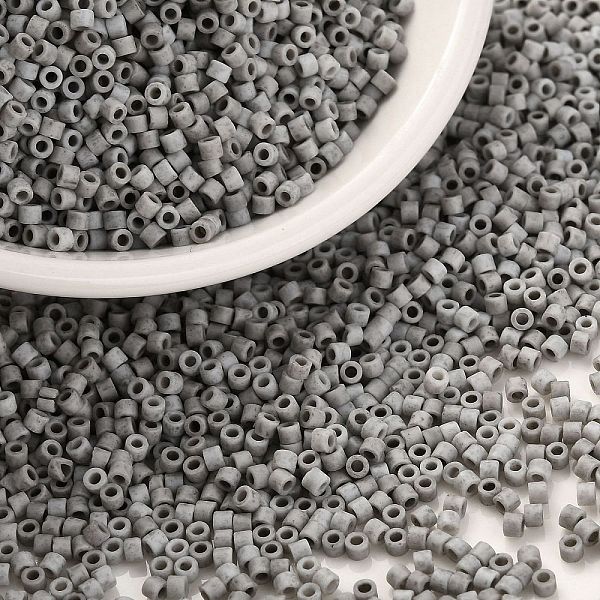 PandaHall Cylinder Seed Beads, Frosted Colors, Uniform Size, Gray, 2x1.3~1.5mm, Hole: 0.8~1mm, about 888pcs/10g Glass Gray
PandaHall Cylinder Seed Beads, Frosted Colors, Uniform Size, Gray, 2x1.3~1.5mm, Hole: 0.8~1mm, about 888pcs/10g Glass Gray