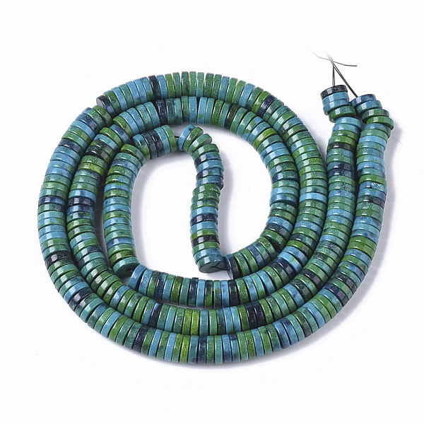 PandaHall Natural Agate Beads Strands, Dyed, Heishi Beads, Flat Round/Disc, Light Sea Green, 4x1mm, Hole: 1mm, about 250~329pcs/strand, 15.7... 
PandaHall Natural Agate Beads Strands, Dyed, Heishi Beads, Flat Round/Disc, Light Sea Green, 4x1mm, Hole: 1mm, about 250~329pcs/strand, 15.7...