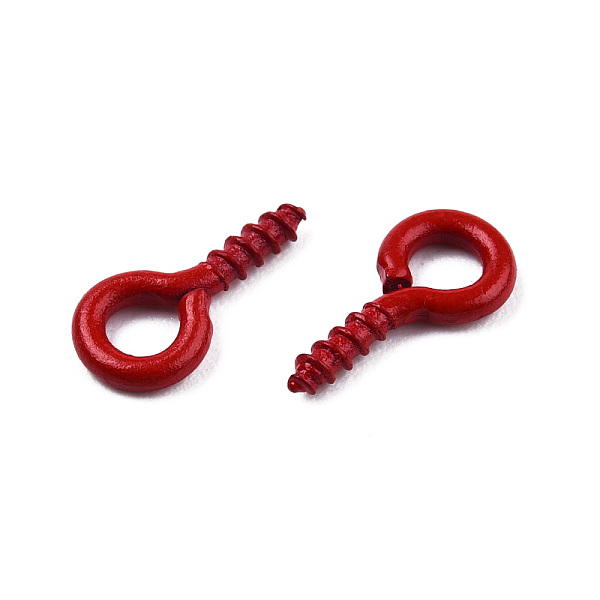 PandaHall Spray Painted Iron Screw Eye Pin Peg Bails, For Half Drilled Beads, Cadmium Free & Nickel Free & Lead Free, Dark Red, 10x5x1mm...
PandaHall Spray Painted Iron Screw Eye Pin Peg Bails, For Half Drilled Beads, Cadmium Free & Nickel Free & Lead Free, Dark Red, 10x5x1mm...
