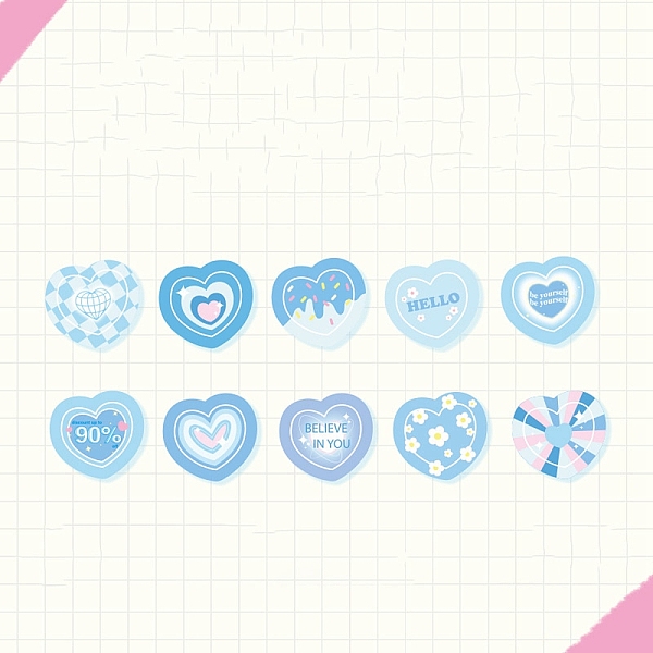 PandaHall Paper Stickers, for DIY Scrapbooking, Photo Album Decoration, Deep Sky Blue, Heart: 18x16mm Paper Heart
PandaHall Paper Stickers, for DIY Scrapbooking, Photo Album Decoration, Deep Sky Blue, Heart: 18x16mm Paper Heart