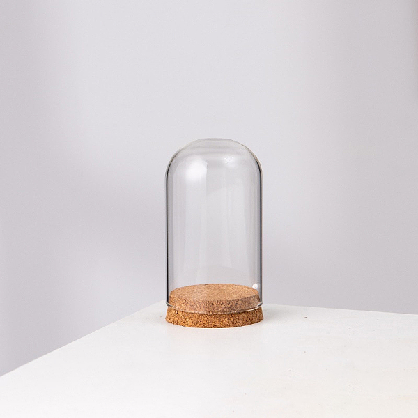 PandaHall High Borosilicate Glass Dome Cover, Decorative Display Case, Cloche Bell Jar Terrarium with Wood Cork Base, Clear, 60x100mm Glass...
PandaHall High Borosilicate Glass Dome Cover, Decorative Display Case, Cloche Bell Jar Terrarium with Wood Cork Base, Clear, 60x100mm Glass...