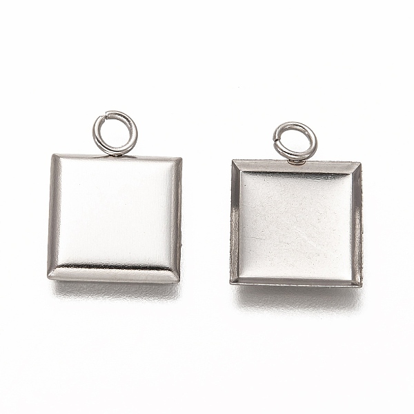 PandaHall 304 Stainless Steel Pendant Cabochon Settings, Plain Edge Bezel Cups, Square, Stainless Steel Color, Tray: 10x10mm, 15x11x1.5mm...
PandaHall 304 Stainless Steel Pendant Cabochon Settings, Plain Edge Bezel Cups, Square, Stainless Steel Color, Tray: 10x10mm, 15x11x1.5mm...