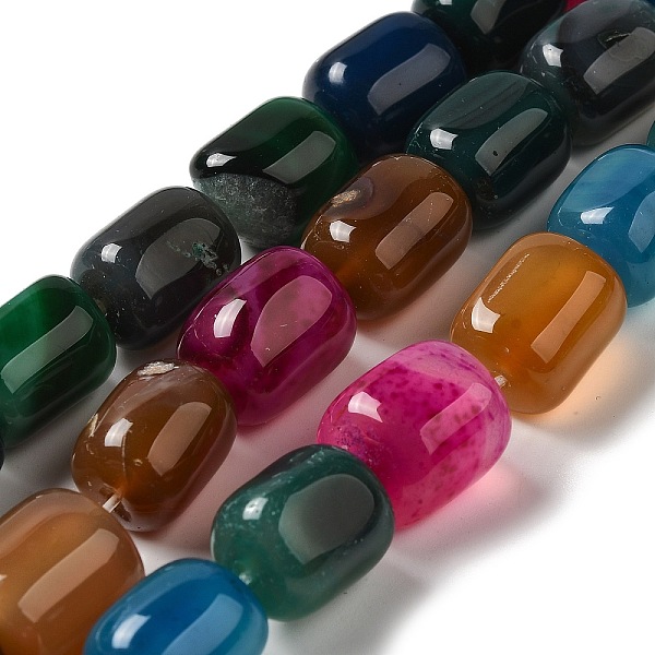 PandaHall Natural Agate Beads Strands, Dyed & Heated, Column, Colorful, 15~16x11.5~13x11~13mm, Hole: 1.6mm, about 12pcs/strand, 7.17~7.28''..., Multicolor
PandaHall Natural Agate Beads Strands, Dyed & Heated, Column, Colorful, 15~16x11.5~13x11~13mm, Hole: 1.6mm, about 12pcs/strand, 7.17~7.28''..., Multicolor