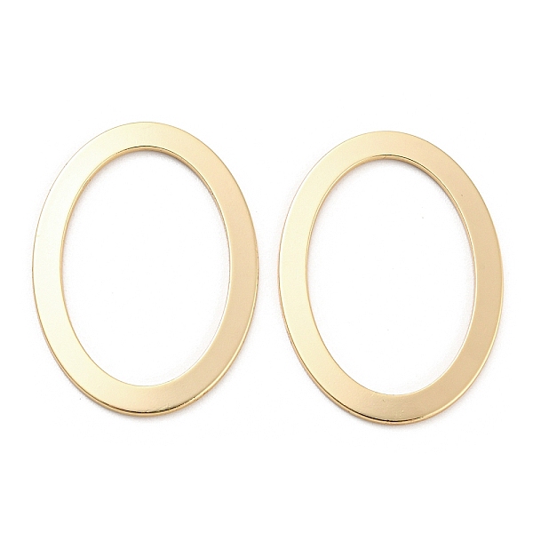 PandaHall Brass Linking Rings, Oval Connector, Real 18K Gold Plated, 33x24x1mm Brass Oval
PandaHall Brass Linking Rings, Oval Connector, Real 18K Gold Plated, 33x24x1mm Brass Oval