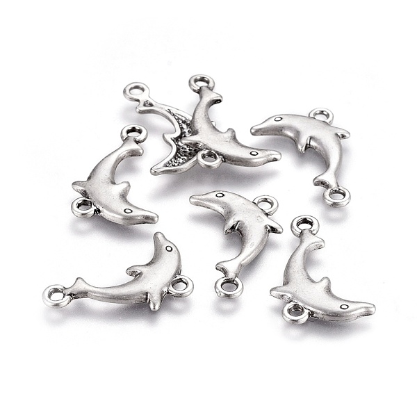 PandaHall Tibetan Style Alloy Links connectors, Ocean Theme, Lead Free & Nickel Free & Cadmium Free, Dolphin, Thailand Sterling Silver...
PandaHall Tibetan Style Alloy Links connectors, Ocean Theme, Lead Free & Nickel Free & Cadmium Free, Dolphin, Thailand Sterling Silver...