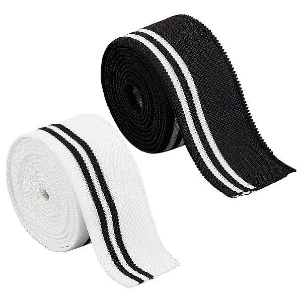 PandaHall BENECREAT 4 PCS 2 Colours Ribbed Cuffs Stretch Stripes, 43.3x1 inch Elastane Ribbed Fabric, Sewing Knit Ribbed Cuffs for DIY..., Multicolor
PandaHall BENECREAT 4 PCS 2 Colours Ribbed Cuffs Stretch Stripes, 43.3x1 inch Elastane Ribbed Fabric, Sewing Knit Ribbed Cuffs for DIY..., Multicolor