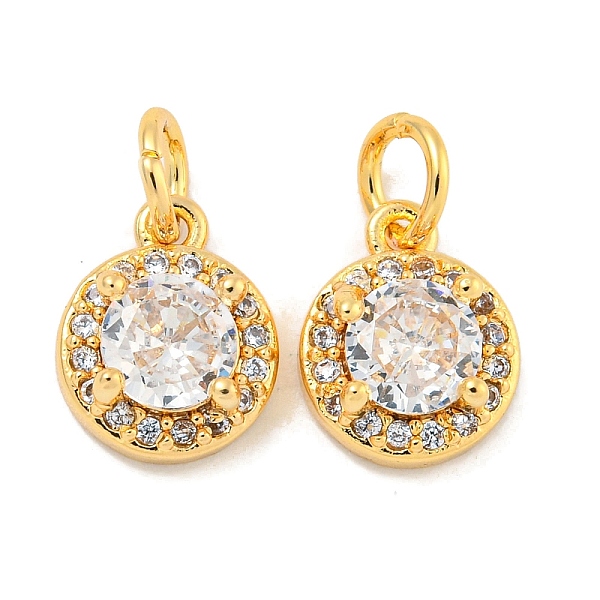 PandaHall Brass Micro Pave Clear Cubic Zirconia Pendants, Flat Round, with Jump Ring, Real 18K Gold Plated, 10x8x4mm, Hole: 3mm Brass+Cubic...
PandaHall Brass Micro Pave Clear Cubic Zirconia Pendants, Flat Round, with Jump Ring, Real 18K Gold Plated, 10x8x4mm, Hole: 3mm Brass+Cubic...