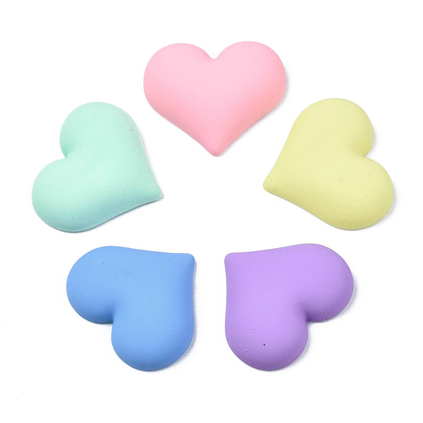 PandaHall Opaque Spray Painted Acrylic Cabochons, Heart, Mixed Color, 23x27x6mm Acrylic Heart Multicolor
PandaHall Opaque Spray Painted Acrylic Cabochons, Heart, Mixed Color, 23x27x6mm Acrylic Heart Multicolor