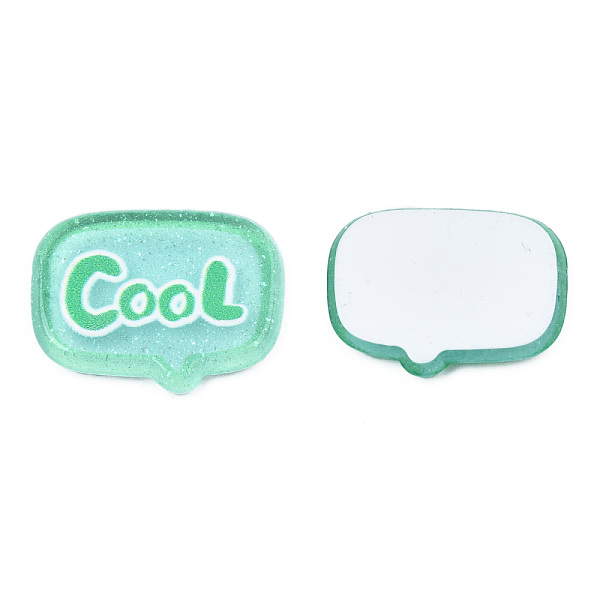 PandaHall Transparent Printed Acrylic Cabochons, with Glitter Powder, Rectangle with Cool, Aquamarine, 16x20x2.5mm Acrylic Word Green
PandaHall Transparent Printed Acrylic Cabochons, with Glitter Powder, Rectangle with Cool, Aquamarine, 16x20x2.5mm Acrylic Word Green