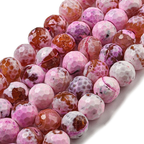 PandaHall Faceted Natural Fire Crackle Agate Beads Strands, Round, Dyed & Heated, Hot Pink, 12mm, Hole: 1.6mm, about 31pcs/strand, 14.76''...
PandaHall Faceted Natural Fire Crackle Agate Beads Strands, Round, Dyed & Heated, Hot Pink, 12mm, Hole: 1.6mm, about 31pcs/strand, 14.76''...