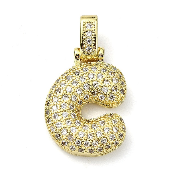 PandaHall Brass Micro Pave Clear Cubic Zirconia Pendants, Real 18K Gold Plated, Letter C, 29mm, Hole: 4.8x3.5mm, Pendant: 23x16x5mm...
PandaHall Brass Micro Pave Clear Cubic Zirconia Pendants, Real 18K Gold Plated, Letter C, 29mm, Hole: 4.8x3.5mm, Pendant: 23x16x5mm...