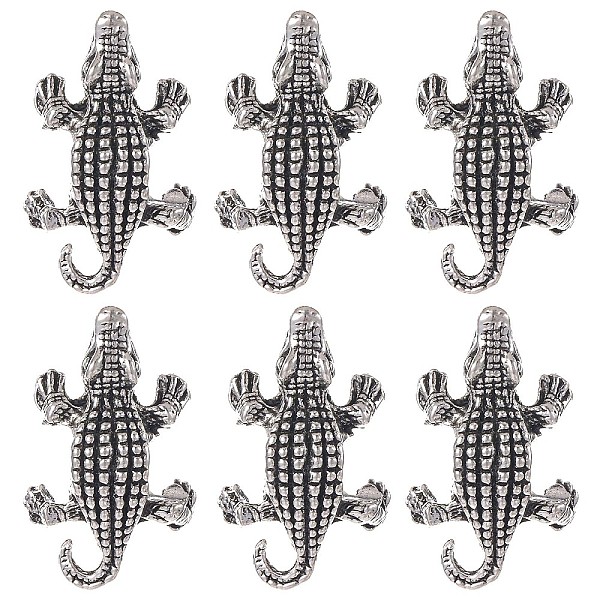 PandaHall SUNNYCLUE Alloy European Beads, Large Hole Beads, Crocodile/Alligator, Antique Silver, 24x15x8mm, Hole: 5mm, 30pcs/box Alloy Other...
PandaHall SUNNYCLUE Alloy European Beads, Large Hole Beads, Crocodile/Alligator, Antique Silver, 24x15x8mm, Hole: 5mm, 30pcs/box Alloy Other...