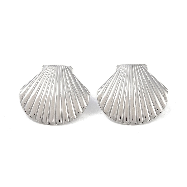 PandaHall 304 Stainless Steel Stud Earrings for Women, Shell Shape, Stainless Steel Color, 29x32.5mm 304 Stainless Steel Shell Shape
PandaHall 304 Stainless Steel Stud Earrings for Women, Shell Shape, Stainless Steel Color, 29x32.5mm 304 Stainless Steel Shell Shape
