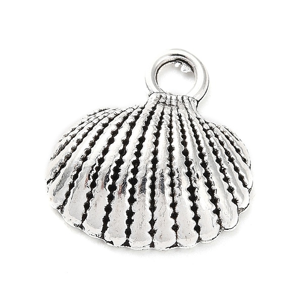 PandaHall Tibetan Style Alloy Pendants, Shell Charm, Antique Silver, 18x17x5mm, Hole: 3mm, about 393pcs/500g Alloy Shell Shape
PandaHall Tibetan Style Alloy Pendants, Shell Charm, Antique Silver, 18x17x5mm, Hole: 3mm, about 393pcs/500g Alloy Shell Shape
