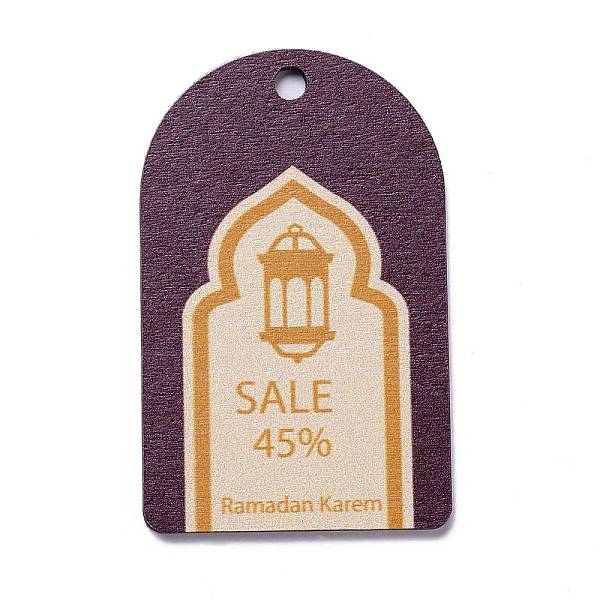 PandaHall Ramadan Theme Wood Pendants, with Masjid Pattern, Half Oval, Orange, 67x42x2mm, Hole: 5mm Wood Others Orange
PandaHall Ramadan Theme Wood Pendants, with Masjid Pattern, Half Oval, Orange, 67x42x2mm, Hole: 5mm Wood Others Orange