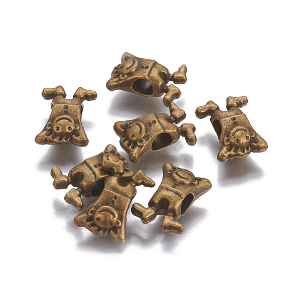 PandaHall Tibetan Style Alloy European Beads, Boy, Antique Bronze, 17x12x7mm, Hole: 5mm Alloy Human
PandaHall Tibetan Style Alloy European Beads, Boy, Antique Bronze, 17x12x7mm, Hole: 5mm Alloy Human