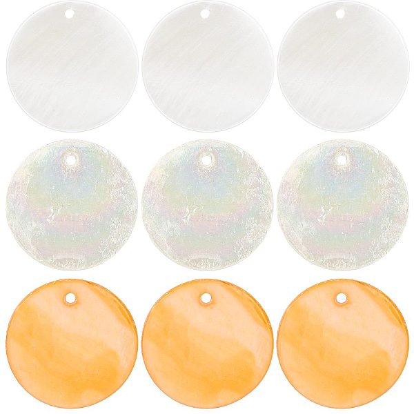 PandaHall CREATCABIN 42Pcs 3 Styles Natural Capiz Shell & Freshwater Shell Pendants, Flat Round Charms, Mixed Color, 25x1~2mm, Hole: 1.5~2mm..., Multicolor
PandaHall CREATCABIN 42Pcs 3 Styles Natural Capiz Shell & Freshwater Shell Pendants, Flat Round Charms, Mixed Color, 25x1~2mm, Hole: 1.5~2mm..., Multicolor