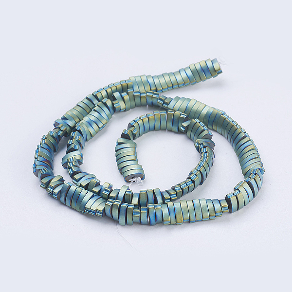 PandaHall Electroplate Non-magnetic Synthetic Hematite Beads Strands, Frosted, Oval, Green Plated, 7.5x4.5x2mm, Hole: 1mm, about...
PandaHall Electroplate Non-magnetic Synthetic Hematite Beads Strands, Frosted, Oval, Green Plated, 7.5x4.5x2mm, Hole: 1mm, about...