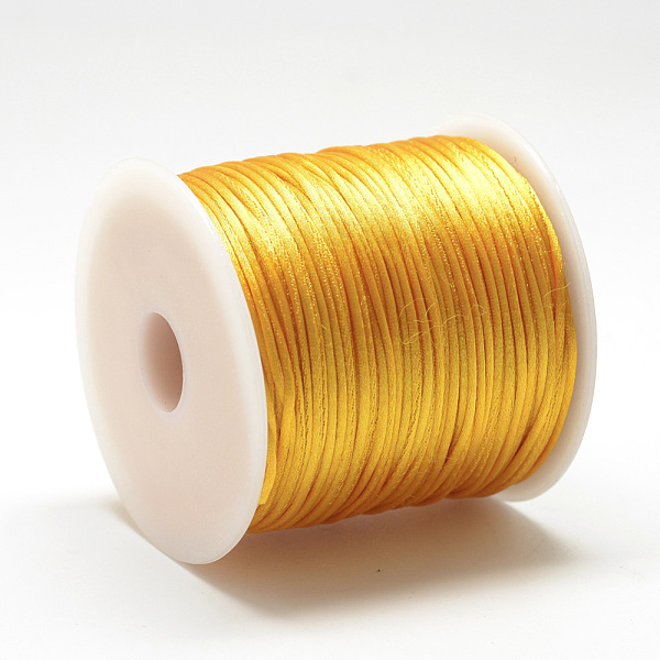 PandaHall Nylon Thread, Rattail Satin Cord, Orange, about 1mm, about 76.55 yards(70m)/roll Nylon Orange
PandaHall Nylon Thread, Rattail Satin Cord, Orange, about 1mm, about 76.55 yards(70m)/roll Nylon Orange