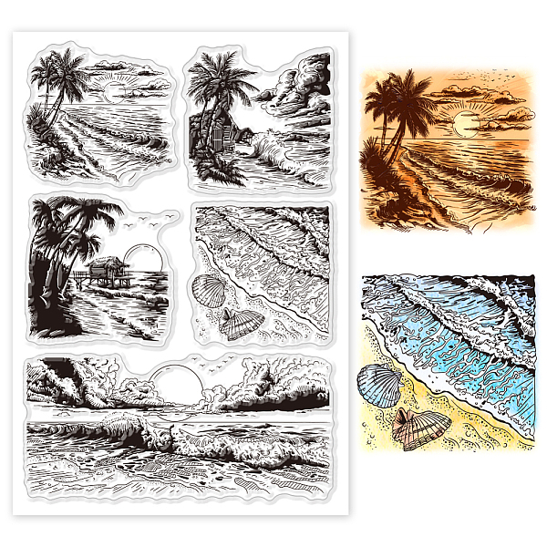 PandaHall Custom PVC Plastic Clear Stamps, for DIY Scrapbooking, Photo Album Decorative, Cards Making, Sandbeach, 160x110x3mm Plastic Others...
PandaHall Custom PVC Plastic Clear Stamps, for DIY Scrapbooking, Photo Album Decorative, Cards Making, Sandbeach, 160x110x3mm Plastic Others...