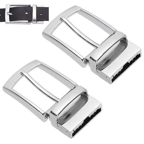 PandaHall WADORN 2Pcs Zinc Alloy Roller Buckles Clasps, for Men DIY Belt Accessories, Rectangle, Platinum, 43.5x82x20mm, Hole: 34.5x4.5mm...
PandaHall WADORN 2Pcs Zinc Alloy Roller Buckles Clasps, for Men DIY Belt Accessories, Rectangle, Platinum, 43.5x82x20mm, Hole: 34.5x4.5mm...