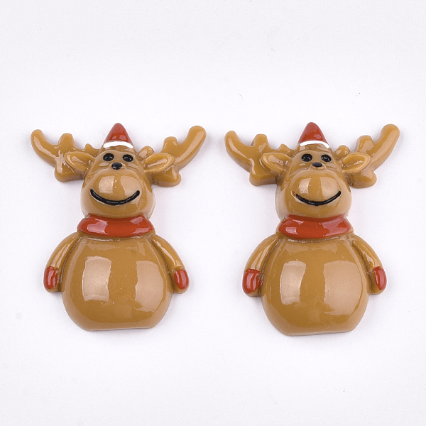 PandaHall Resin Cabochons, Christmas Reindeer/Stag, Sandy Brown, 31x25x9mm Resin Deer Brown
PandaHall Resin Cabochons, Christmas Reindeer/Stag, Sandy Brown, 31x25x9mm Resin Deer Brown