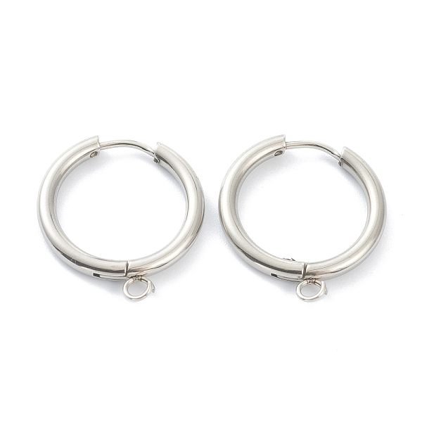 PandaHall 201 Stainless Steel Huggie Hoop Earring Findings, with Horizontal Loop and 316 Surgical Stainless Steel Pin, Stainless Steel Color...
PandaHall 201 Stainless Steel Huggie Hoop Earring Findings, with Horizontal Loop and 316 Surgical Stainless Steel Pin, Stainless Steel Color...