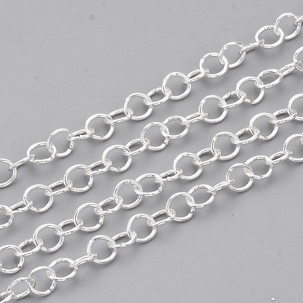 PandaHall 304 Stainless Steel Rolo Chains, Belcher Chain, Unwelded, with Spool, Silver Color Plated, 4x0.6mm, about 164.04 Feet(50m)/roll...
PandaHall 304 Stainless Steel Rolo Chains, Belcher Chain, Unwelded, with Spool, Silver Color Plated, 4x0.6mm, about 164.04 Feet(50m)/roll...