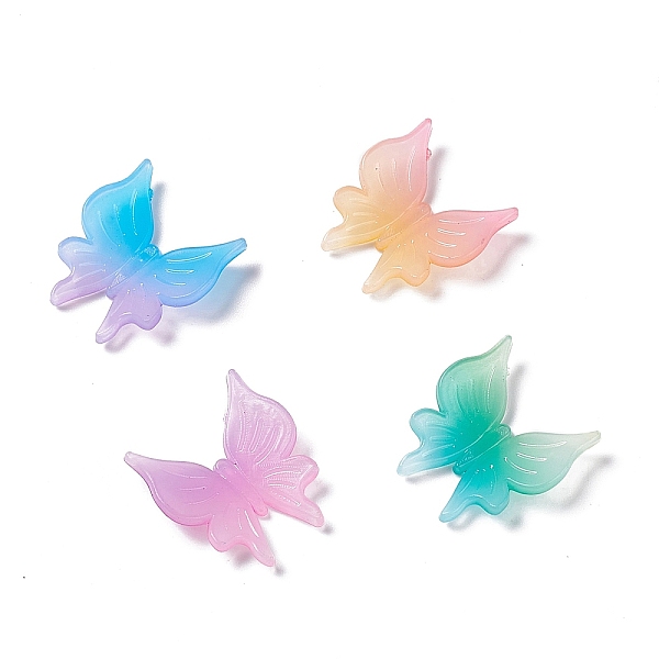 PandaHall Two Tone Opaque Acrylic Cabochons, Butterfly, Mixed Color, 25x23.5x6mm Acrylic Butterfly Multicolor
PandaHall Two Tone Opaque Acrylic Cabochons, Butterfly, Mixed Color, 25x23.5x6mm Acrylic Butterfly Multicolor