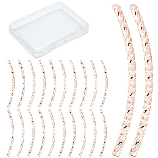 PandaHall CREATCABIN 80 Pcs Rose Gold Curved Tube Bead Brass Fish Scale Tube 2-Hole Noodle Bead Long Curved Tube Spacer Connector Bulk for...
PandaHall CREATCABIN 80 Pcs Rose Gold Curved Tube Bead Brass Fish Scale Tube 2-Hole Noodle Bead Long Curved Tube Spacer Connector Bulk for...