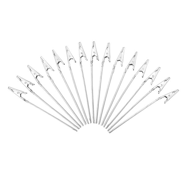 PandaHall 150 Pack Steel Wire Alligator Clamp Long-Tailed Alligator Iron Clip Clasp Photo Holder Stand Memo Clip for Hobby Modeling DIY...
PandaHall 150 Pack Steel Wire Alligator Clamp Long-Tailed Alligator Iron Clip Clasp Photo Holder Stand Memo Clip for Hobby Modeling DIY...