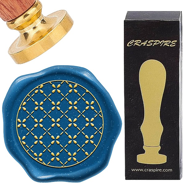 PandaHall CRASPIRE Floral Wax Seal Stamp Retro Checkered Pattern Sealing Wax Stamp 25mm Removable Brass Head with Rosewood Handle for DIY...
PandaHall CRASPIRE Floral Wax Seal Stamp Retro Checkered Pattern Sealing Wax Stamp 25mm Removable Brass Head with Rosewood Handle for DIY...