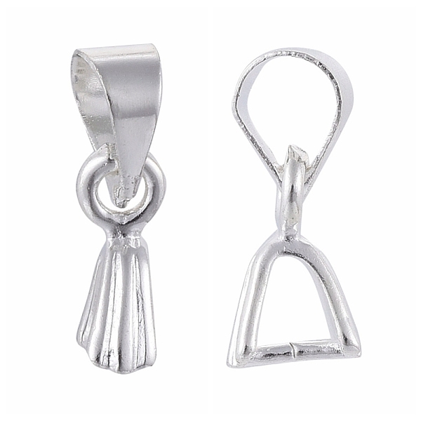 PandaHall Brass Pinch Bails, Ice Pick, Silver Color Plated, Size: Pinch: about 5mm wide, 13mm long, hole: about 3mm Brass
PandaHall Brass Pinch Bails, Ice Pick, Silver Color Plated, Size: Pinch: about 5mm wide, 13mm long, hole: about 3mm Brass