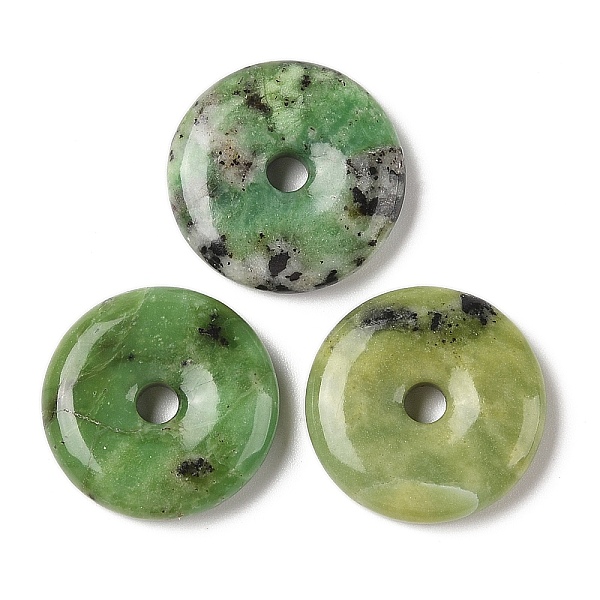 PandaHall Natural Chrysoprase Pendants, Donut/Pi Disc Charms, 30~31x5.5~6.5mm, Hole: 6mm Chrysoprase Donut
PandaHall Natural Chrysoprase Pendants, Donut/Pi Disc Charms, 30~31x5.5~6.5mm, Hole: 6mm Chrysoprase Donut