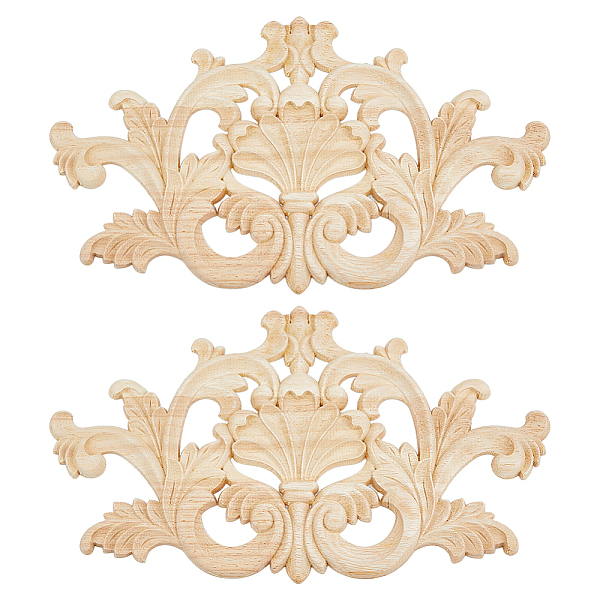 PandaHall Rubber Wood Carved Onlay Applique, Center Flower Long Applique, for Door Cabinet Bed Unpainted Decor European Style, Blanched...
PandaHall Rubber Wood Carved Onlay Applique, Center Flower Long Applique, for Door Cabinet Bed Unpainted Decor European Style, Blanched...