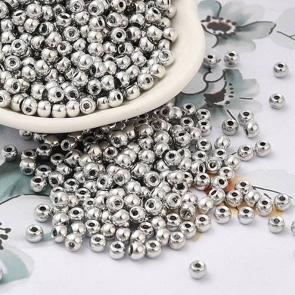PandaHall Metallic Colours Plated Glass Seed Beads, Round Hole, Round, Silver Plated, 4x3mm, Hole: 1.4mm, 7650pcs/pound Glass
PandaHall Metallic Colours Plated Glass Seed Beads, Round Hole, Round, Silver Plated, 4x3mm, Hole: 1.4mm, 7650pcs/pound Glass