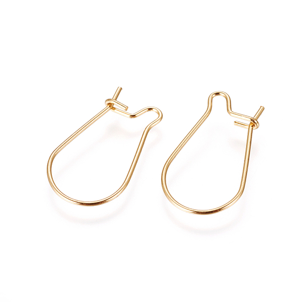 PandaHall 316 Surgical Stainless Steel Hoop Earrings Findings, Golden, 22 Gauge, 20x12x2.5mm, Pin: 0.6mm 316 Surgical Stainless Steel
PandaHall 316 Surgical Stainless Steel Hoop Earrings Findings, Golden, 22 Gauge, 20x12x2.5mm, Pin: 0.6mm 316 Surgical Stainless Steel