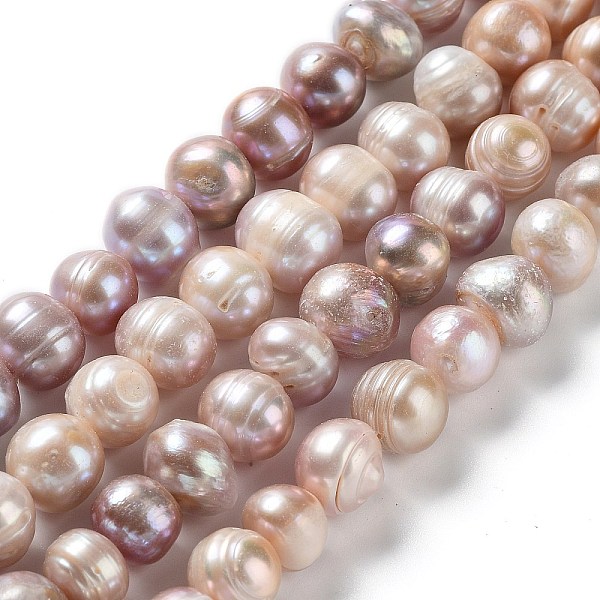 PandaHall Natural Cultured Freshwater Pearl Beads Strands, Potato, Grade AB, Rosy Brown, 10~11x9~10mm, Hole: 0.6mm, about 36pcs/strand...
PandaHall Natural Cultured Freshwater Pearl Beads Strands, Potato, Grade AB, Rosy Brown, 10~11x9~10mm, Hole: 0.6mm, about 36pcs/strand...