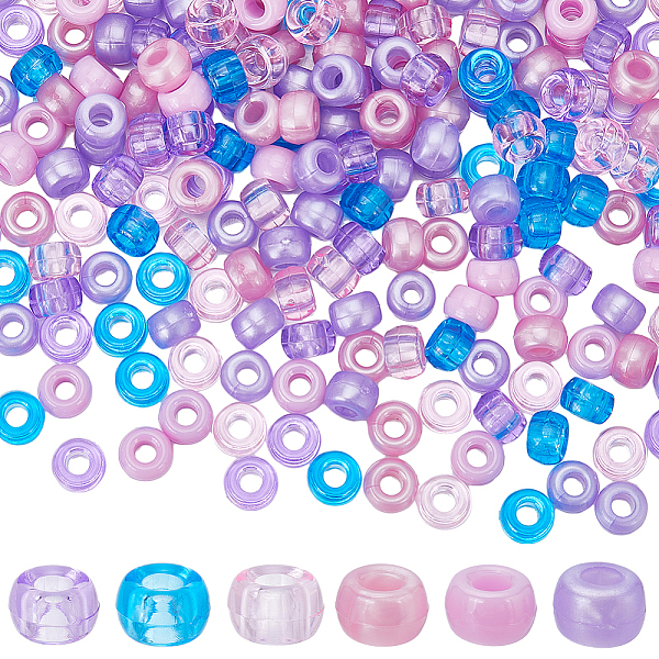 PandaHall SUNNYCLUE 600Pcs 6 Colors Opaque & Transparent Plastic Beads, Barrel, Mixed Color, 9x6mm, Hole: 3.5~3.8mm, 100pcs/color Plastic..., Multicolor
PandaHall SUNNYCLUE 600Pcs 6 Colors Opaque & Transparent Plastic Beads, Barrel, Mixed Color, 9x6mm, Hole: 3.5~3.8mm, 100pcs/color Plastic..., Multicolor