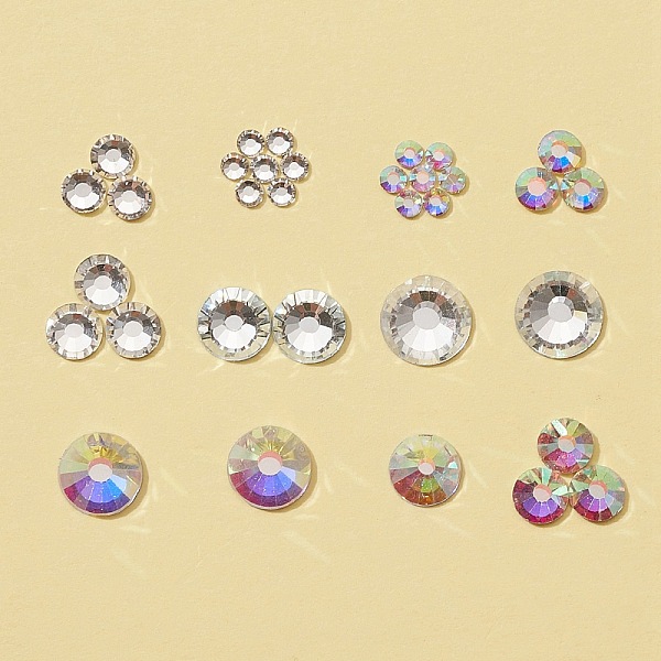 PandaHall 10 Style Glass Flat Back Rhinestone, Grade A, Back Plated, Faceted, Half Round, Mixed Color, 2.3~7.3mm, 660pcs/box Glass..., Multicolor
PandaHall 10 Style Glass Flat Back Rhinestone, Grade A, Back Plated, Faceted, Half Round, Mixed Color, 2.3~7.3mm, 660pcs/box Glass..., Multicolor