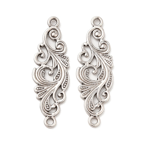 PandaHall Tibetan Style Alloy Connector Charms, Leaf Links, Antique Silver, 29.5x9.5x1mm, Hole: 1.5mm Alloy Leaf
PandaHall Tibetan Style Alloy Connector Charms, Leaf Links, Antique Silver, 29.5x9.5x1mm, Hole: 1.5mm Alloy Leaf