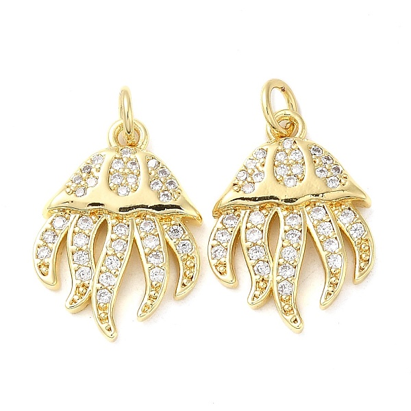 PandaHall Rack Plating Brass Micro Pave Clear Cubic Zirconia Pendants, Jellyfish, Real 18K Gold Plated, 19x13.5x2.5mm Brass+Cubic Zirconia...
PandaHall Rack Plating Brass Micro Pave Clear Cubic Zirconia Pendants, Jellyfish, Real 18K Gold Plated, 19x13.5x2.5mm Brass+Cubic Zirconia...