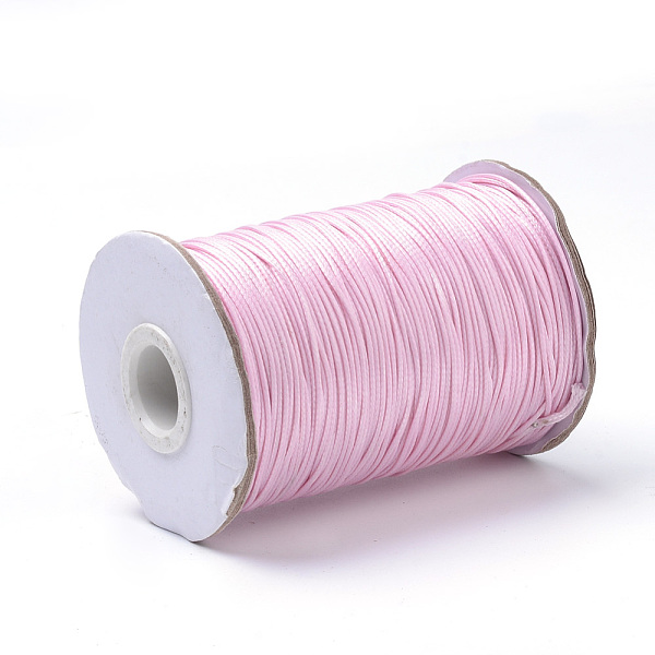 PandaHall Braided Korean Waxed Polyester Cords, Pink, 0.5mm, about 160yards/roll Waxed Polyester Cord Pink
PandaHall Braided Korean Waxed Polyester Cords, Pink, 0.5mm, about 160yards/roll Waxed Polyester Cord Pink