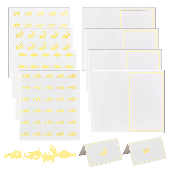 PandaHall Olycraft 8 Sheets 4 Styles PVC Waterproof Self-Adhesive Sticker, Cartoon Decals for Gift Cards Decoration, with 60Pcs Paper Table..., Gold
PandaHall Olycraft 8 Sheets 4 Styles PVC Waterproof Self-Adhesive Sticker, Cartoon Decals for Gift Cards Decoration, with 60Pcs Paper Table..., Gold