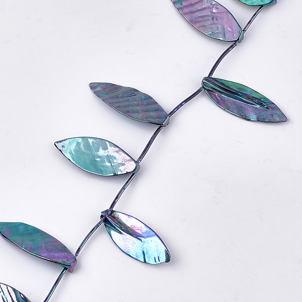 PandaHall Freshwater Shell Beads Strands, Top Drilled Beads, Dyed, AB Color, Leaf, Light Sea Green, 39~55x11~25x4~9mm, Hole: 1mm, about...
PandaHall Freshwater Shell Beads Strands, Top Drilled Beads, Dyed, AB Color, Leaf, Light Sea Green, 39~55x11~25x4~9mm, Hole: 1mm, about...