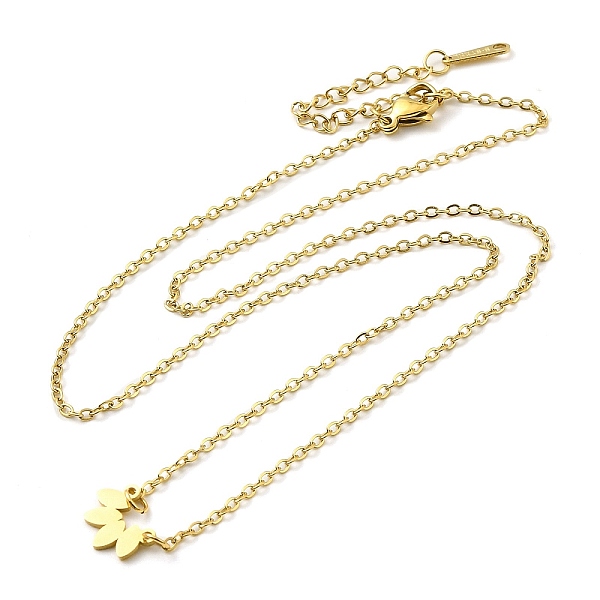 PandaHall 304 Stainless Steel Pendant Necklaces, Flowers, Golden, 17.91 inch(45.5cm) 304 Stainless Steel Flower
PandaHall 304 Stainless Steel Pendant Necklaces, Flowers, Golden, 17.91 inch(45.5cm) 304 Stainless Steel Flower