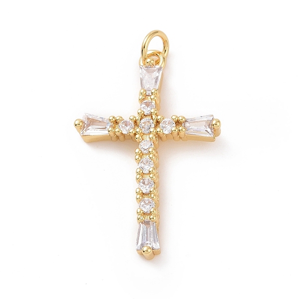 PandaHall Brass Micro Pave Cubic Zirconia Pendants, with Jump Ring, Religion Cross Charm, Golden, 29.5x18.5x3.5mm, Hole: 3mm Brass+Cubic..., Clear
PandaHall Brass Micro Pave Cubic Zirconia Pendants, with Jump Ring, Religion Cross Charm, Golden, 29.5x18.5x3.5mm, Hole: 3mm Brass+Cubic..., Clear